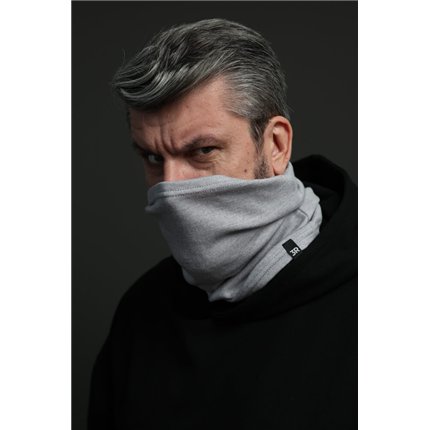 Merino komin męski szary 100% wełna, one size