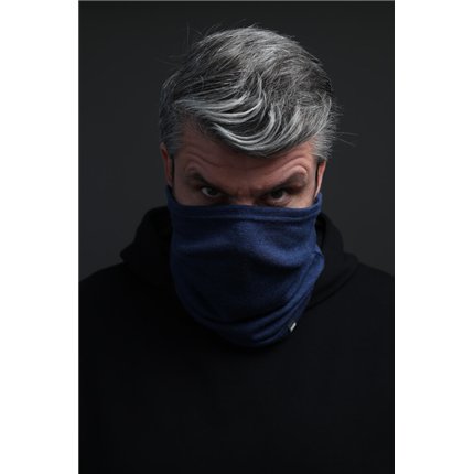 Merino komin męski jeansowy 100% wełna, one size