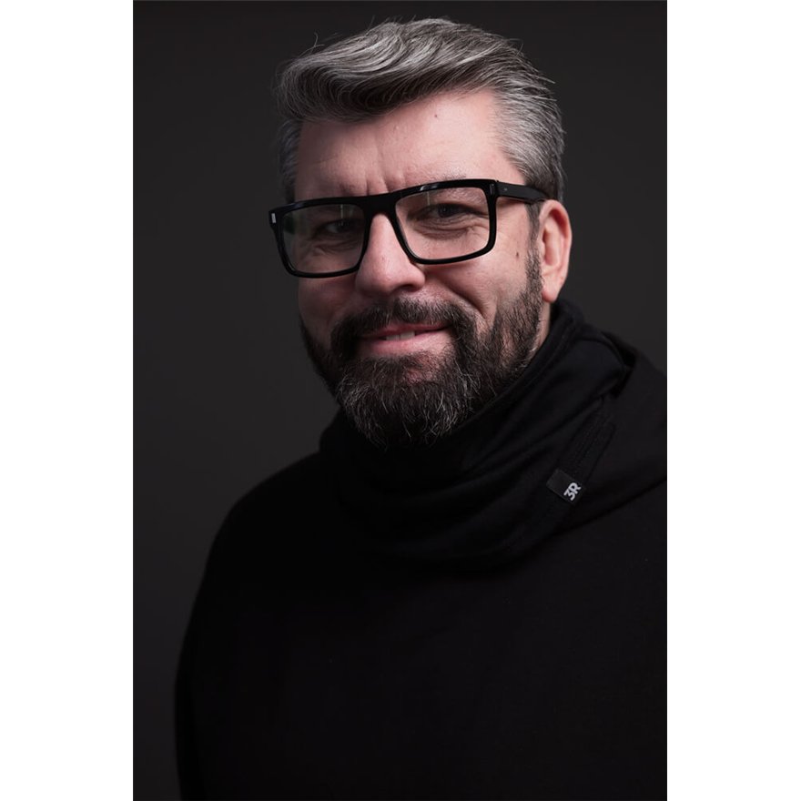 Merino komin męski czarny 100% wełna, one size