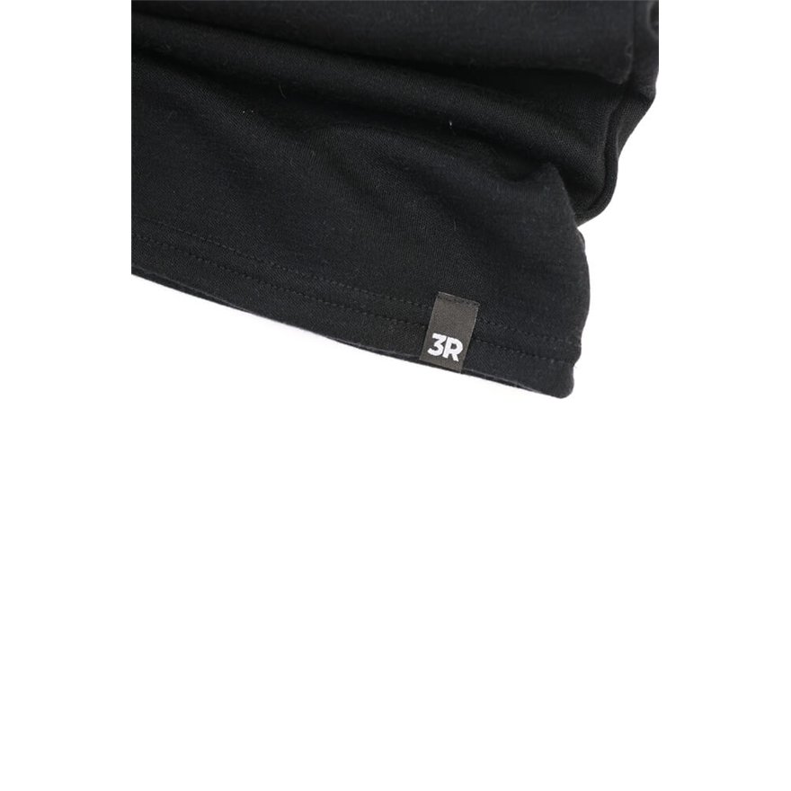 Merino komin męski czarny 100% wełna, one size